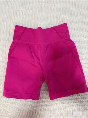 Amazon Women's High-Rise Hot Pink Bike Shorts